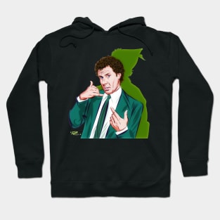 Will Ferrell - An illustration by Paul Cemmick Hoodie